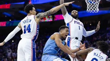 Noche NBA: Victoria de Sixers que los catapulta casi al liderato del Este