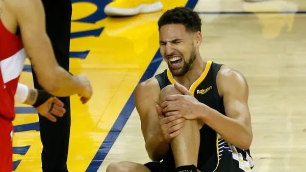 Un grave final y una grave lesión. Analizamos la lesión de rodilla de Klay Thompson