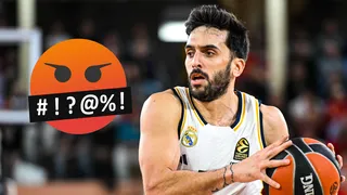 El enfado de Facu Campazzo en la derrota del Real Madrid: “Así no se puede jugar”