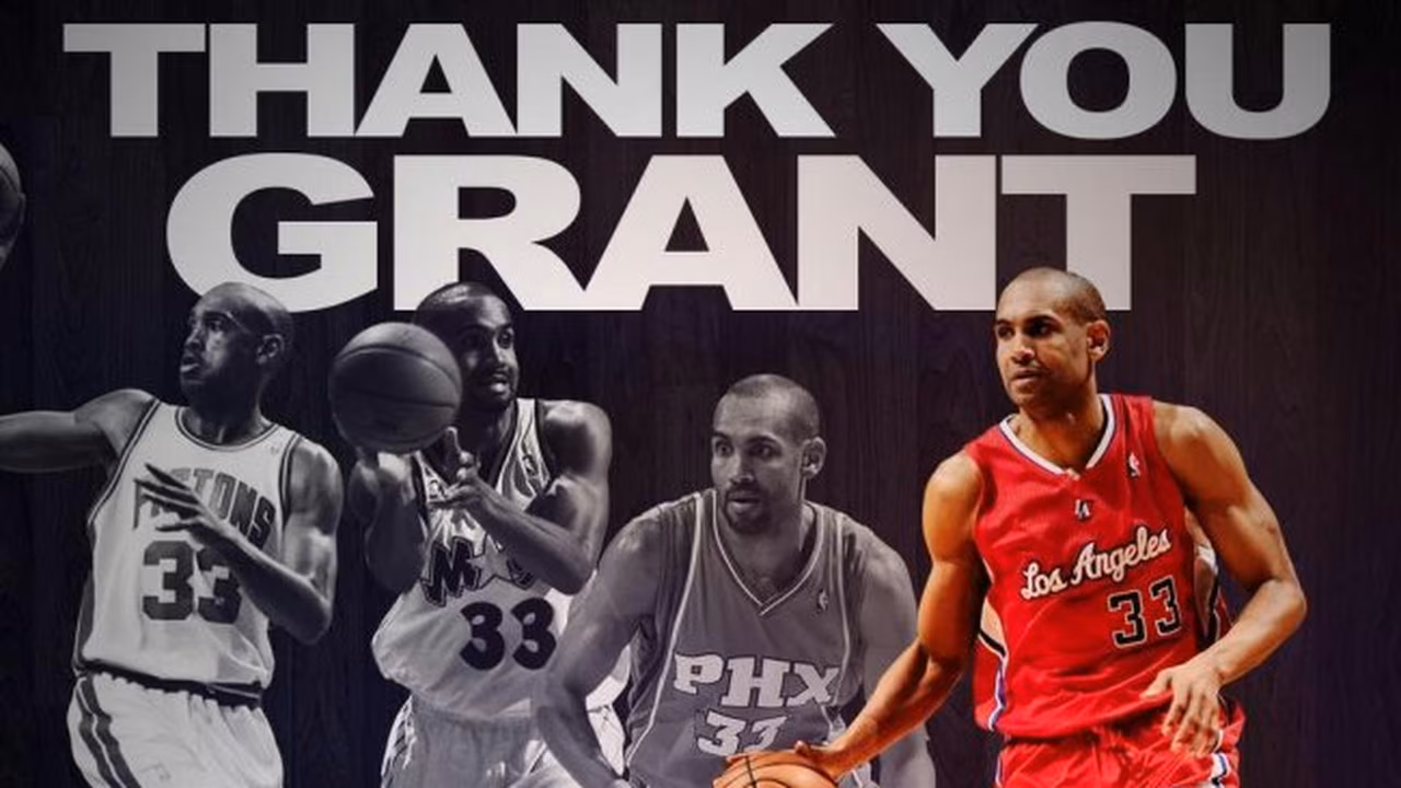 Grant Hill lució el 33 retirado de Alvan Adams y Greg Monroe luce el 10 de Dennis Rodman