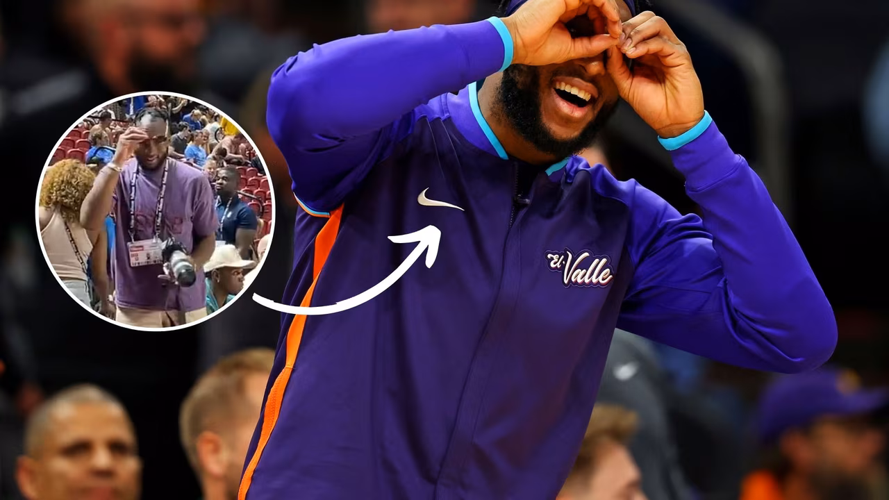 Un veterano NBA en la Summer League… ¡como fotógrafo!