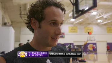 Marcelinho Huertas: “Aprenderé todo lo que pueda de Kobe”