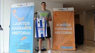 Angel Hernández, jugador del Leyma Coruña, deja el baloncesto para preparar el MIR