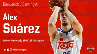 Álex Suárez jugará cedido en Tecnyconta Zaragoza