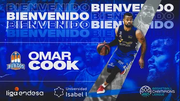 Omar Cook, general en pista para San Pablo Burgos