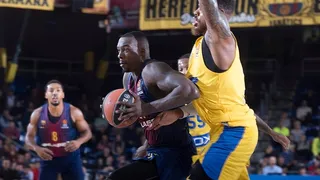 El Barça homenajea a Navarro con un festín triplista y amplía su racha ante Maccabi