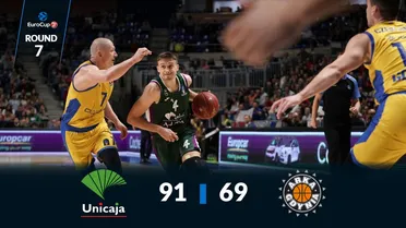 Unicaja sella su pase a la siguiente fase de la Eurocup aplastando al Asseco Gdynia