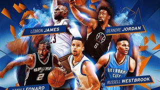 Mejor Quinteto NBA: Curry, Westbrook, Leonard, James y ¡DeAndre Jordan!