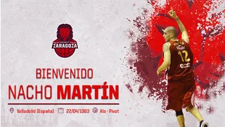 Nacho Martín completa la plantilla de Basket Zaragoza