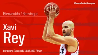 Expediente X resuelto en Zaragoza: Xavi Rey es el nuevo pívot