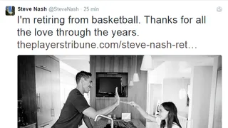Steve Nash se retira: un mago menos para la NBA