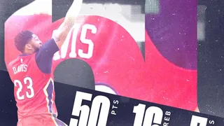 Anthony Davis presenta candidatura a MVP con una actuación nunca vista