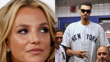 Britney Spears recibió una bofetada al intentar tomarse una foto con Wembanyama
