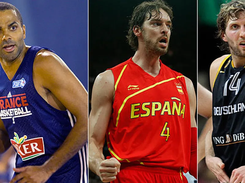 Tony Parker, Dirk Nowitzki, Pau Gasol y los máximos anotadores del Eurobasket