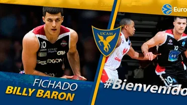 Billy Baron, francotirador Eurocup para Murcia ¿Campazzo el próximo?