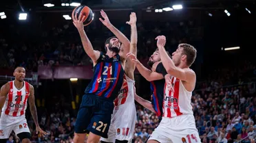 Larentzakis asalta el Palau y el Barça cae derrotado ante Olympiakos (70-80)