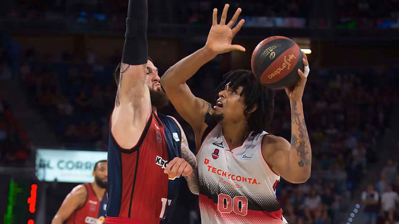 Tecnycota Zaragoza pasa por encima a Kirolbet Baskonia y se lleva el 1º (81-91)
