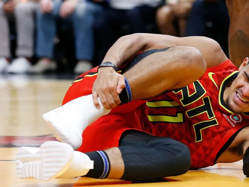 La lesión de Trae Young puede quedar en un susto