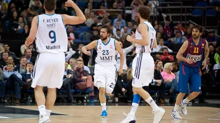 Felipe, Sergio Rodríguez y un 2-17 acaban con el Barça Regal (67-74)