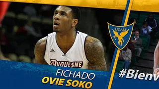 Ovie Soko, potencia en el alero para UCAM Murcia