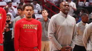 Trae Young discutió con un reportero sobre su pelea con Nate McMillan