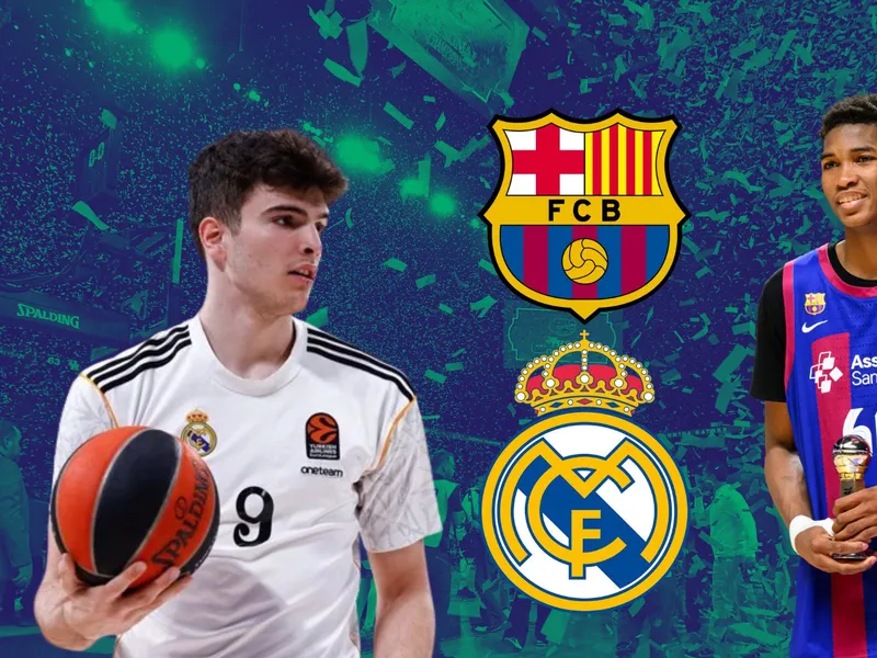 Cantera o cartera: la apuesta de futuro de Real Madrid y Barça Basket