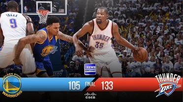 Los Thunder van muy enserio. Westbrook y Durant ponen el 2-1 en la serie