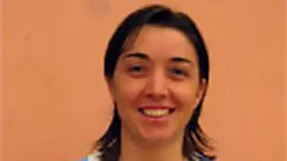 Paz López jugadora del Yaya María Breogán, premiada por la Federación Gallega