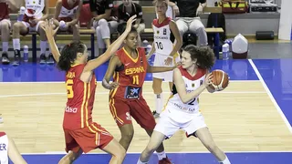 #U16F Fase de grupos (J2): Alemania arrasa en la prórroga a una España sin ideas (53-40)