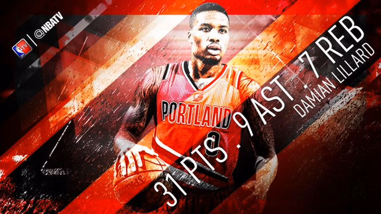 Damian Lillard, o cómo anotar 5 triples en minuto y medio. LeBron, desatado vs Sixers