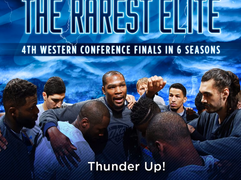 Durant (37) y Westbrook (28+12) llevan a los Thunder a la final del Oeste