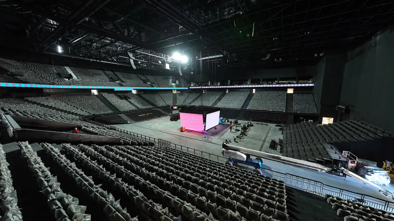 La modernidad llega al pabellón de ASVEL. Todo preparado para su inauguración