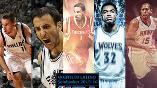 Sabor dominicano en el Quinteto Latino Solobasket de la temporada NBA