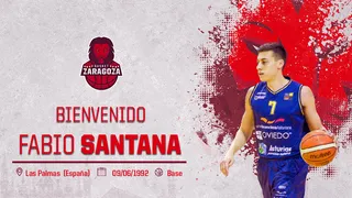 Fabio Santana completa la dirección de juego de Basket Zaragoza