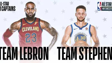 LeBron James y Stephen Curry eligen sus equipos para el All-Star 2018 de la NBA