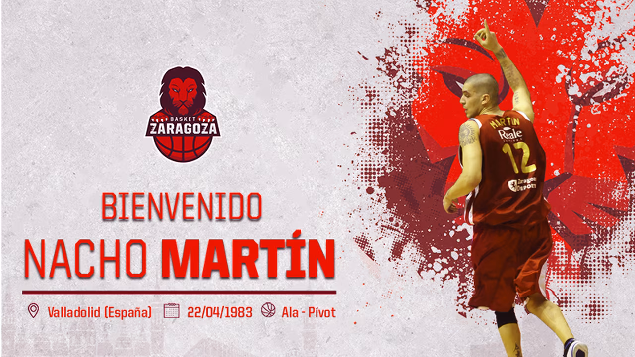Nacho Martín completa la plantilla de Basket Zaragoza