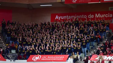 Lo que se vio en la grada del UCAM Murcia y que ha dividido a las redes