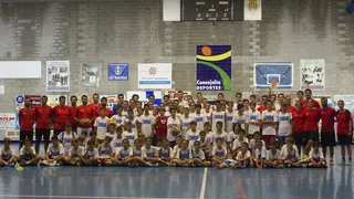 Clínic de Andreu Casadevall y Ferran Pizcueta en el Campus Víctor Claver