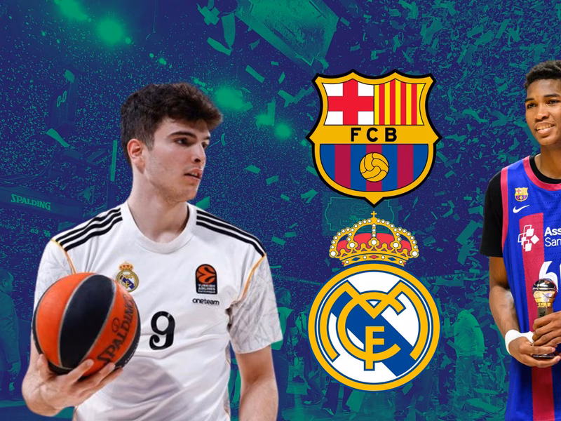 Cantera o cartera: la apuesta de futuro de Real Madrid y Barça Basket