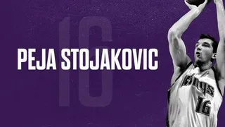 Peja Stojakovic, cuarto jugador europeo de la historia NBA al que se le retira la camiseta