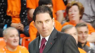 Xavi Pascual y Oscar Quintana en el I Clinic de Baloncesto formativo Sab Torrelavega