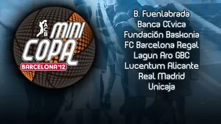 Estadísticas completas de la Minicopa infantil 2012