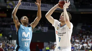 Doncic y Landesberg dejan un duelo precioso en el derbi madrileño, que fue para los blancos