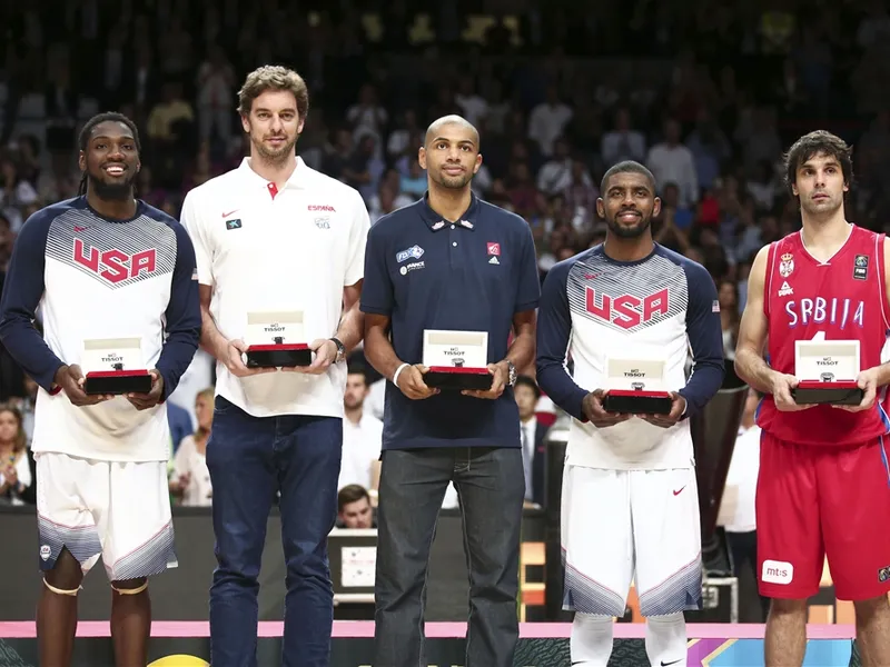 Kyrie Irving, exhibición para ser MVP; Teodosic, Batum, Faried y Pau, completan 5 ideal