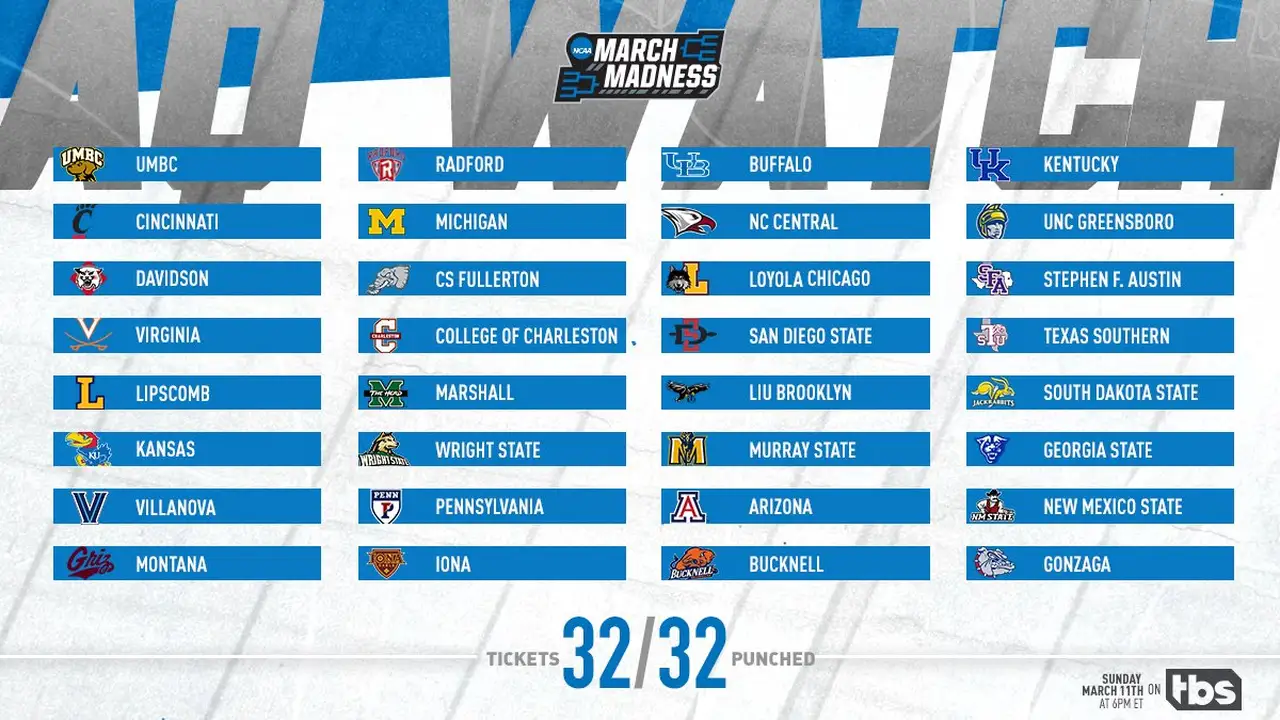 Llega la hora del March Madness: campeones de conferencia