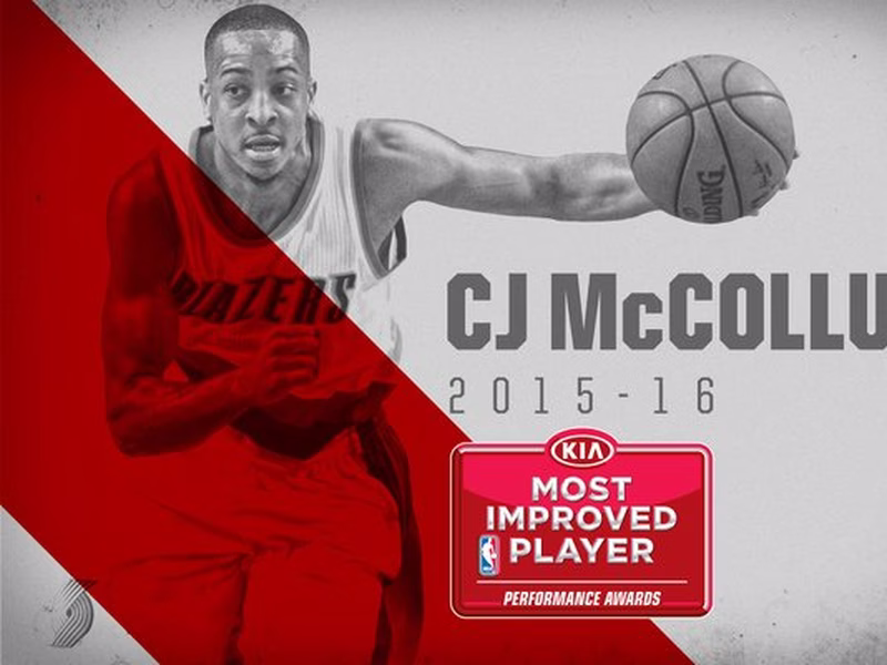 CJ McCollum, elegido como Jugador Más Mejorado (MIP) de la temporada