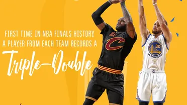 Durant marca la diferencia para Warriors; Curry y LeBron, históricos (132-113)