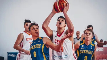 Europeo U16M (J3): Festín ante Suecia y liderato al ritmo de Jaime Pradilla (113-64)