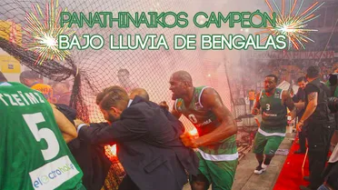 Vergonzoso final en el pabellón de la Paz y la Amistad. Lluvia de bengalas y petardos