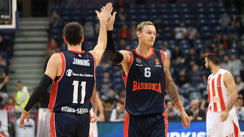 El Baskonia también gana sufriendo y se lleva una victoria de Belgrado (81-85)